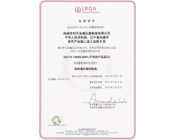 2013 获得ISO/TS16949国际质量体系认证